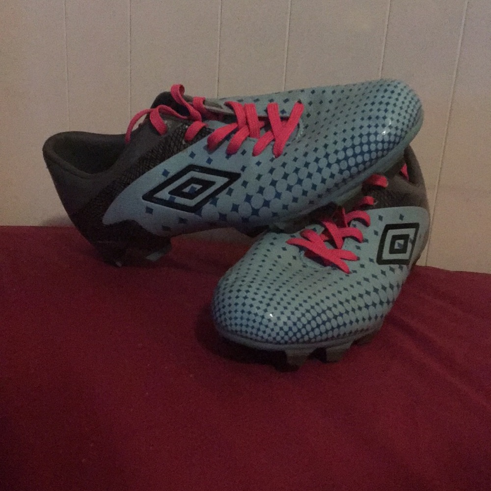 Blue/Gray Umbrio Soccer cleats size 8.5